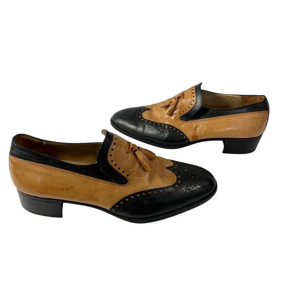 Volare By Carlo Leoni Leather Italian Loafers - Picture 3 of 9